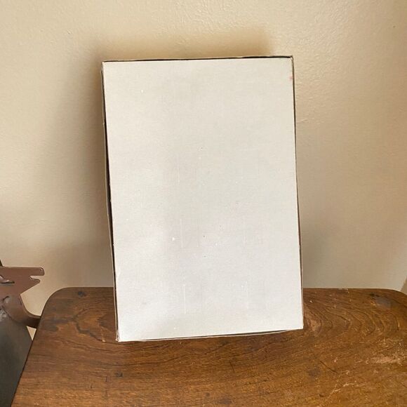 Vintage Pyramid Glass Ornaments Set of 12 Gold Yellow Blue Green Shiny with Box - Picture 10 of 10